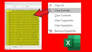 The Quickest Way To Remove Cell Formatting in Excel