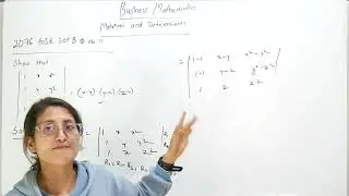 Prove That  Old Questions | Matrix Determinants | Business Mathematics | Class 12 | NEB NEPAL