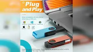 Review: Kepmem Swivel Pen Drive 8GB USB 3.0 Memory Stick Pack of 10, Colorful Multipack Zip Dr...