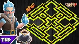 NEW TOWN HALL 9 FARMING/TROPHY BASE 2018! TH9 HYBRID DARK BASE WITH REPLAYS!! -CLASH OF CLANS(COC)