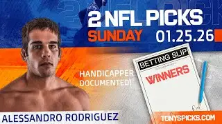 NFL Conference Championship Picks and Predictions, Sunday 1/25/26 | The Look Ahead Show