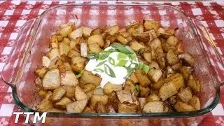 How to Make Baked or Roasted Onion Potatoes in the Toaster Oven