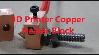 3D Printer Copper Heater Block