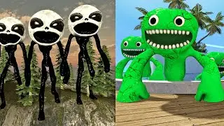 Monsters Garten of Banban Mister X and Jumbo Josh in Garry's mod