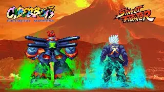 Zero Akuma vs Oni l Street Fighter X Cyberbots @yhe100