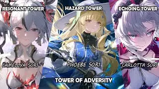 Tower Of Adversity - S0R1 Camellya, S0R1 Phoebe, S0R1 Carlotta - Wuthering Waves
