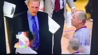 Double Technicals on coaches Larry Bird and Phil Jackson- Gm 2 NBA Finals 2000 by Joey Crawford