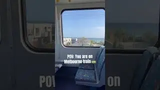 POV: You are on Melbourne train #shorts #shortsvideo  #melbourne #australia #pov