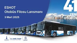 Bugün İzmir’e 41 adet yeni otobüs kazandırıyoruz, filomuzu yenilemeye devam ediyoruz.