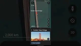 I found a golden gate bridge 🌉 in google earth 🌍