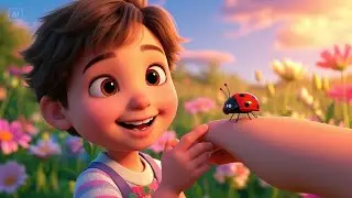 Itsy Bitsy Ladybug | Cute Insect Song for Kids | Nursery Rhymes & Songs for Children