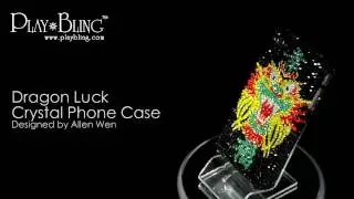 Play Bling Chinese Culture Special - Designer Collection Dragon Luck Crystal Phone Case ❁