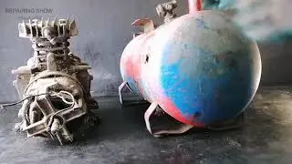 Restoring Rusty Air Compressor |  Restorations