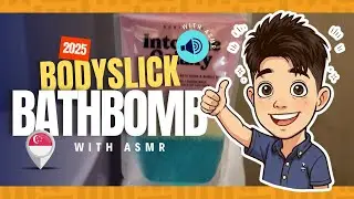 Bodyslick Lavender BathBomb & Bubble Bath Review | First Time Trying It | Soothing Water ASMR