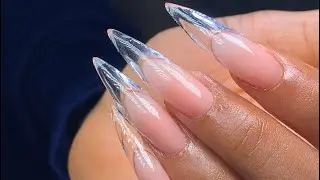 Glass French Nail Tip Tutorial