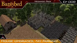 Banished - Megamod | House Upgrades, No Farming! | #008