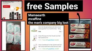 100% Free deliverable sample || 1rs diaper sample|| Mamaearth loot | The man's company 99rs big loot