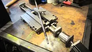 Tokarka CNC Lathe DIY part15 Axis X actuator spindle