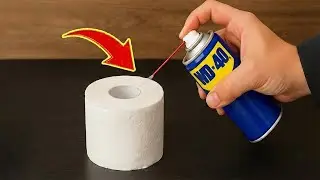 Мало кто знает секретное действие WD40 и туалетной бумаги! Это нужно в каждом доме, но никто этим не