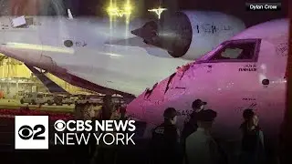 2 planes collide on LaGuardia taxiway