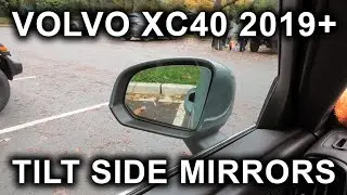Volvo XC40 (2019-2025): How To Tilt Side-View Mirrors When Parking? XC40 Tips & Tricks!