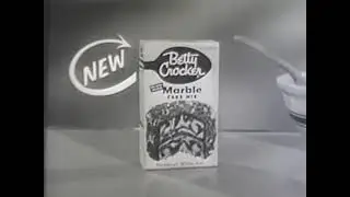 1953 Betty Crocker Marble Cake Mix Classic Television Commercial