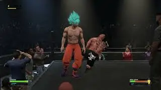 GOKU vs BROCK LESNAR – Dream Match! | WWE 2K25 Gameplay🔥