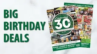 Big Bargains to celebrate 30 years together!