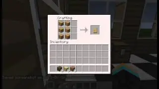 How to make iron and wooden door, crafting table, furnace,and chest.