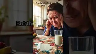 Cry Over Spilled Milk: Idiom Meaning and Example Explained / part 25