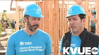 'Property Brothers' visit Habitat for Humanity construction site near Manor