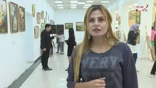İstedadlı rəssam Ehtiram Kərimovun Göyçayda ilk dəfə fərdi rəsm sərgisi açılıb