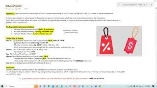 SAP SD || Rebate Process VBO1 || Part-02 #Telugu