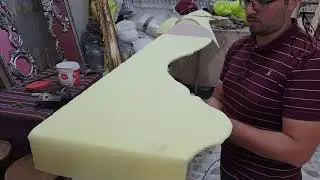 تعليم قص دوران الستائر من بداية الرسم الى التركيب