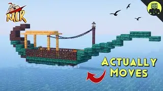 This Ship Actually Moves In Minecraft