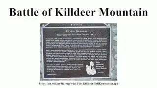 Battle of Killdeer Mountain