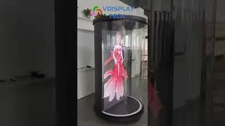 75inch Cylindrical 3D Holographic Box