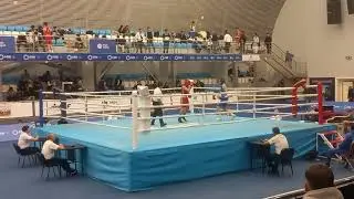 AGAYEV NIHAT BOKS ÜZRE AZERBAYCAN BIRINCILIYI 1- CI DÖYÜŞ VAXDINDAN QABAQ QELEBE.