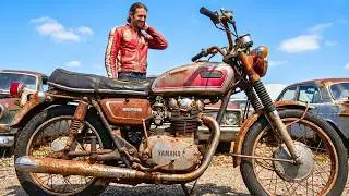 Full Restoration Old Yamaha XS1 Racing Bike | ASMR Satisfying Rebuild