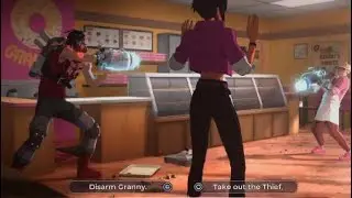 Dispatch Disarm Granny or take out the thief - Both choices and outcomes