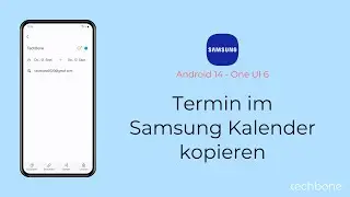 Termin im Samsung Kalender kopieren - Samsung [Android 14 - One UI 6]