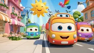 Happy Bus Ride Song 🚍 | Original Kids Cartoon | Fun Nursery Video