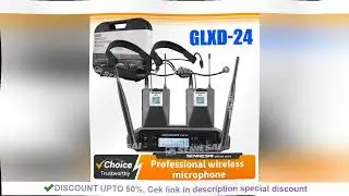 High Quality?GLXD24 Professional Dual Wireless Microphone 600-699MHz System Stage Performances UHF D