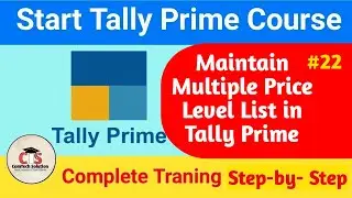 Maintain Multiple Price Level and Price List | How To Create Price Level and List in Tally Prime