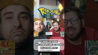 WHAT HAS BEEN YOUR FAVORITE GENERATION OF POK&Eacute;MON GAMES? Questions with RIKKONO #pokemon