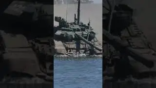 t90 tank river crossing