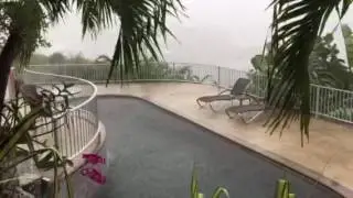 Afternoon shower on St. John