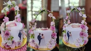Anniversary na cake taria phtoprint kae#Strawberry flavourko vanilla ine tarisreta#Artificial design