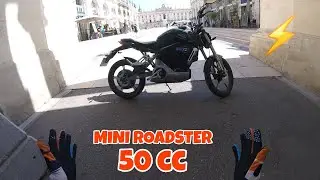 TEST MOTO 50CC ELECTRIQUE ! MINI ROADSTER ! DAYTAN