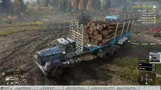 SnowRunner Michigan Hard Mode Ep13 :  Time to Start Logging